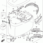 DF 250APXXW Engine Cover (DF250A E03)