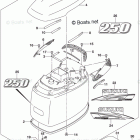 DF 250TX Engine Cover (For 0EP) (DF250T E03)