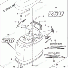 DF 250TXX Engine Cover (For 0EP)(DF250Z E03)