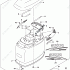 DF 250ZX Engine Cover (For Y5S)(DF250T E03)