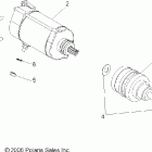R07RF68AD/AF RANGER 700 EFI 6X6 Стартер