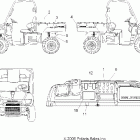 R07RH50AF/AR/AT RANGER 500 EFI 4X4 Наклейки