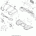 R07RH68AD/AG/AH/AK/AL/AO/AP/AW RANGER 4X4 700 EFI/LE Капот