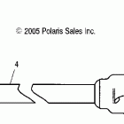 R07RH68AD/AG/AH/AK/AL/AO/AP/AW RANGER 4X4 700 EFI/LE Shaft, prop, front