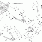 R07RH68AD/AG/AH/AK/AL/AO/AP/AW RANGER 4X4 700 EFI/LE Подвеска задняя