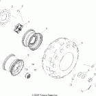 R07RH68AD/AG/AH/AK/AL/AO/AP/AW RANGER 4X4 700 EFI/LE Колесо заднее