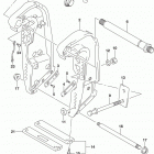 DF200T,Z 225,T,Z 250,T,Z,ST Clamp bracket transom(x