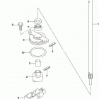 DF200T,Z 225,T,Z 250,T,Z,ST Clutch rod (df250st e03)