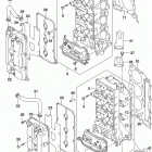 DF200T,Z 225,T,Z 250,T,Z,ST Cylinder head (df250st e03)