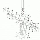 DF200T,Z 225,T,Z 250,T,Z,ST Swivel bracket transom(x) (df200t e03)
