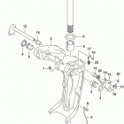 DF200T,Z 225,T,Z 250,T,Z,ST Swivel bracket transom(x) (df200z e03)