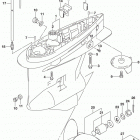 DF200T,Z 225,T,Z 250,T,Z,ST Gear case (df200t e03)