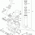 DF200T,Z 225,T,Z 250,T,Z,ST Trim cylinder transom(x) (df200t e03)
