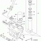 DF200T,Z 225,T,Z 250,T,Z,ST Trim cylinder transom(x) (df200z e03)