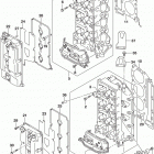DF250/DF300 AP ГОЛОВКА ЦИЛИНДРА