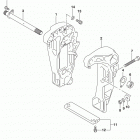 DF40AT 50AT 60AT,AVT Clamp bracket (df60a e03)