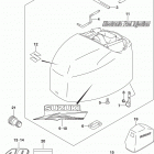 DF40AT 50AT 60AT,AVT Engine cover (df40a e03)