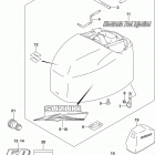 DF40AT 50AT 60AT,AVT Engine cover (df50a e03)