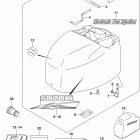 DF40AT 50AT 60AT,AVT Engine cover (df50avt e03)