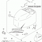 DF40AT 50AT 60AT,AVT Engine cover (df60avt e03)