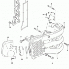 DF40AT 50AT 60AT,AVT Intake manifold  /  silencer  /  exhaust cover (df50avt ...