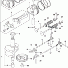 DF 2.5L КОЛЕНЧАТЫЙ ВАЛ