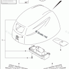 DF 9.9AL Engine Cover (DF9.9A P03)