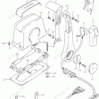 DF 25AQHS Opt:Remote Control Assy Single (1) (DF25AT P03)