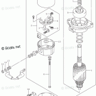 DF 25ATL Starting Motor (DF25AQ P03)
