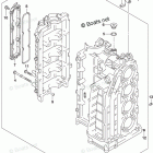 DF 100ATL Cylinder Blcok (DF100AT E03:Up To VIN.510015)