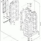 DF 100ATX Cylinder Block (DF100AT E03:From VIN.510016)