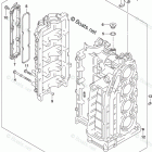 DF 140ATXZ Cylinder Block (DF140AZ E03:Up To VIN.510025)