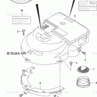 DF 150TGL Silencer / Ring Gear Cover (DF150Z E03)