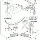DF 150TGXZ Engine Cover (For 0EP) (DF150Z E03)