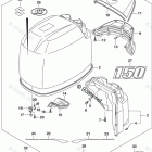 DF 150TXSS Engine Cover (DF150ST E03)