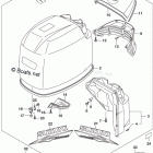 DF 150TXW Engine Cover (For Y5S) (DF150ZG E03)
