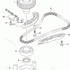 DF 150TXZ ЦЕПЬ ГРМ