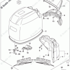 DF 175ZGL Engine Cover (For 0EP) (DF175TG E03)