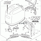 DF 175ZGL Engine Cover (For 0EP) (DF175Z E03)