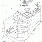 DF 175ZX Intake Manifold / Throttle Body (DF175TG E03)
