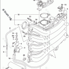 DF 200APLW INTAKE MANIFOLD / THROTTLE BODY
