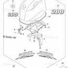 DF 200APX Engine Cover (For 0EP)