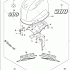 DF 200ATL Engine Cover (For 0EP) (DF200AT E03)