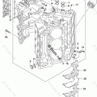 DF200ZX Cylinder Block (DF200Z E03)