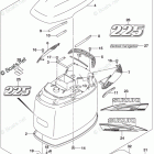 DF 225TXX Engine Cover (For 0EP)(DF225Z E03)