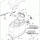 DF 225ZXX Engine Cover (For Y5S) (DF225T E03)