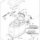 DF 250TXX Engine Cover (For Y5S)(DF250T E03)