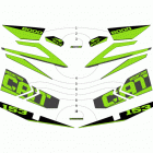M 8000 MOUNTAIN CAT ES 153 BLACK Наклейки