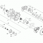 M 8000 MOUNTAIN CAT ES 153 BLACK Вал приводной трака и тормоза