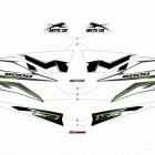 M 8000 SE 153 GREEN Наклейки